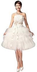 Strapless Short Tulle  Sheath Floral Print Lace  Ball Gown Bandage Dress/Evening Dress/Bridesmaid Dress/Prom Dress/Party Dress 