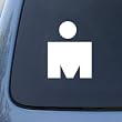 Ironman Triathlon - Car, Truck, Notebook, Vinyl Decal Sticker #2503 | Vinyl Color: White