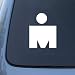 Ironman Triathlon - Car, Truck, Notebook, Vinyl Decal Sticker #2503 | Vinyl Color: White