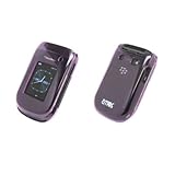 EMPIRE Clear purple Snap-On Cover Case for Blackberry Style 9670