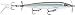 Rapala X-Rap Prop 11 Fishing lure, 4.375-Inch, Pearl Grey Shiner
