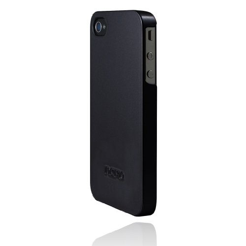 Incipio iPhone 4/4S feather Ultralight Hard Shell Case - 1 Pack - Carrying Case - Retail Packaging - Pearl Metallic Black