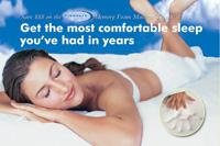 Pleasure Pedic 1 Thick Memory Foam Mattress Topper- Queen Size