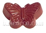 Chocolate Mold: Butterfly 44 mm x 30 mm x 14 mm deep. 21 cavities