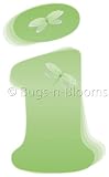 “i” Green Dragonfly Alphabet Letter Name Wall Sticker – baby nursery girls room decor baby nursery girls room decor decoration decorations mural stickers bedroom