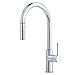 Miseno MNO191CP Gemma Pull-Down Kitchen Faucet with Multi-Flow Spray Head (Includes Optional Deck Plate)
