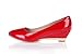 Charm Foot Fashion Womens Wedge Low Heel Pumps Shoes