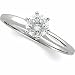 1.33 Carat Diamond Choice of White or Yellow Gold 14k Bridal Engagement Ring Round J I2