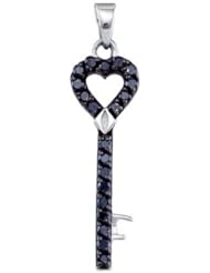 0.45CTW DIAMOND KEY PENDANT
