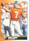 1991 Score John Elway Football Card #410 - Shipped In Protective Display Case!