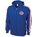 adidas Detroit Pistons Royal Blue Court Series Full Zip Hoody Sweatshirt (X-Large)