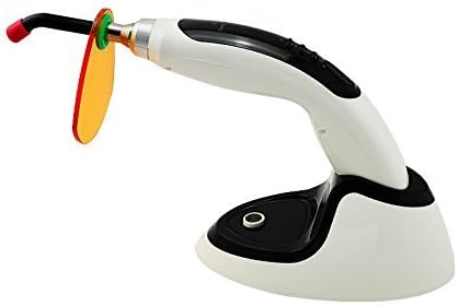 SiriusJoy 5W CL6 Dental Wireless Cordless LED Dental Curing Light Lamp1400MW With Teeth Whitening Accelerator (Black)