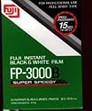 FUJIFILM FP-3000B 3.34 X 4.25 Inches Professional Instant Black and White Film