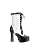 Women's Flame-Print 5 Inch Chunky Heel Boot