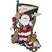 Bucilla Sports Santa Stocking Felt Applique Kit