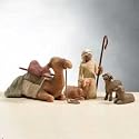 Willow Tree Shepherd and Stable Animals