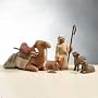 Willow Tree Shepherd and Stable Animals