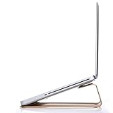 LOE(ロエ) ノートPCスタンド (11-15インチ用) アルミニウム LAP-1G (ゴールド)