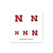 Nebraska Cornhuskers 4-Pack Temporary Nail Tattoos
