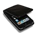 BPM Black Luxury Genuine Leather Flip Case & Screen Protector for iPod Touch 4G 4th Generation 8GB 32GB 64GB