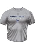  : Tennessee Titans Youth Short Sleeve NFL Gray Speedwick Performance Tee
