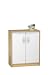 Maja 49015835 Kommode 72,8 x 87,6 x 37 cm Ahorn/Weiß/Lack-Optik
