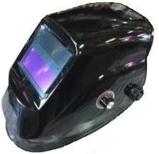 Welding Helmet - Gloss Black - Auto-Darkening - Solar/C.P.S