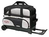 Columbia Classic 2 Ball Roller Bowling Bag Black/Silver
