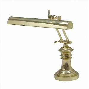 LED Double Adjustment Arm Desk Lamp in Polished Brass