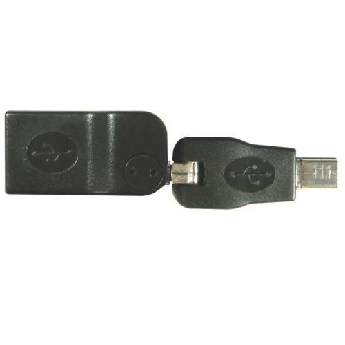 GREEN HOUSE USB方向転換くるくるアダプタ USB miniBタイプ GH-USBK5