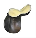Lammfell Sattelsitzbezug englisch von Engel Reitsport aus echtem Merino-Lammfell