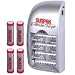  : Sunpak 4 AA Ni-MH Batteries - 2650mAh with 30 Minute AA /AAA Charger & AC Car Adapter