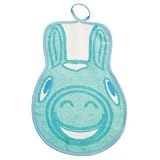ロディ 子供用 顔型ループ付タオル ブルー （保育園に/RODY）