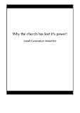 Why the church has lost it`s power!