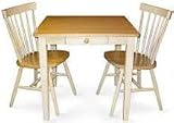 International Concepts 30 x 30 inch Solid Wood Table - Butter and Oak