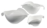 Pourfect Original Spill-Proof 1, 2 and 4 Cup Mixing Bowl Set, White