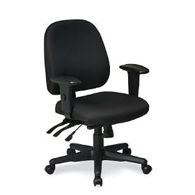 Office Star Work Smart Ergonomics Chair with Ratchet Back and Multi Function Control - HSR358-1