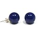 14k Yellow Gold 12mm Lapis Lazuli Stud Earrings