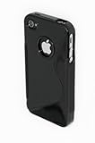 Black TPU Case for Apple iPhone 4G Faceplate (fits Verizon and AT&T)