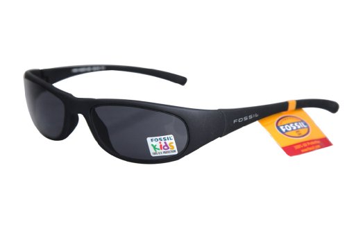 Fossil - Balou Black/BL. Entspiegelte Kindersonnenbrille im Racing Look. 100% UVA +B Schutz für die Augen ihrer Kinder