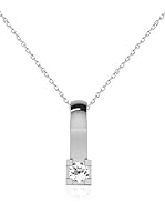 Friendly Diamonds Conjunto de cadena y colgante FDP11788Y Oro Blanco