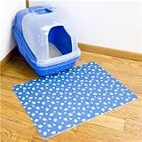 Pet Supplies : Litter Mat Denim Non-Scented