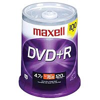 Maxell DVD+R 100 PK  634056 