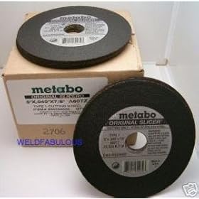 Metabo Slicer Cut Off Wheel 5 X .040 Box Of 50 by Metabo
