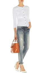 Sequin Stripe Knit Cardigan