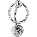 Swarovski Black Diamond ENSLAVED BCR Belly Ring