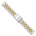 16-21mm Two-tone Fossil-Style w/Deploy Link Watch Band