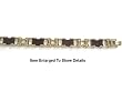 Rubber And Surgical Stainless Steel Men's Bicycle Chain Bracelet