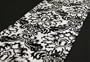 Wholesale wedding Flocking RUNNER - Black & White