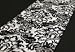 Kitchen & Housewares : Wholesale wedding Flocking RUNNER - Black & White